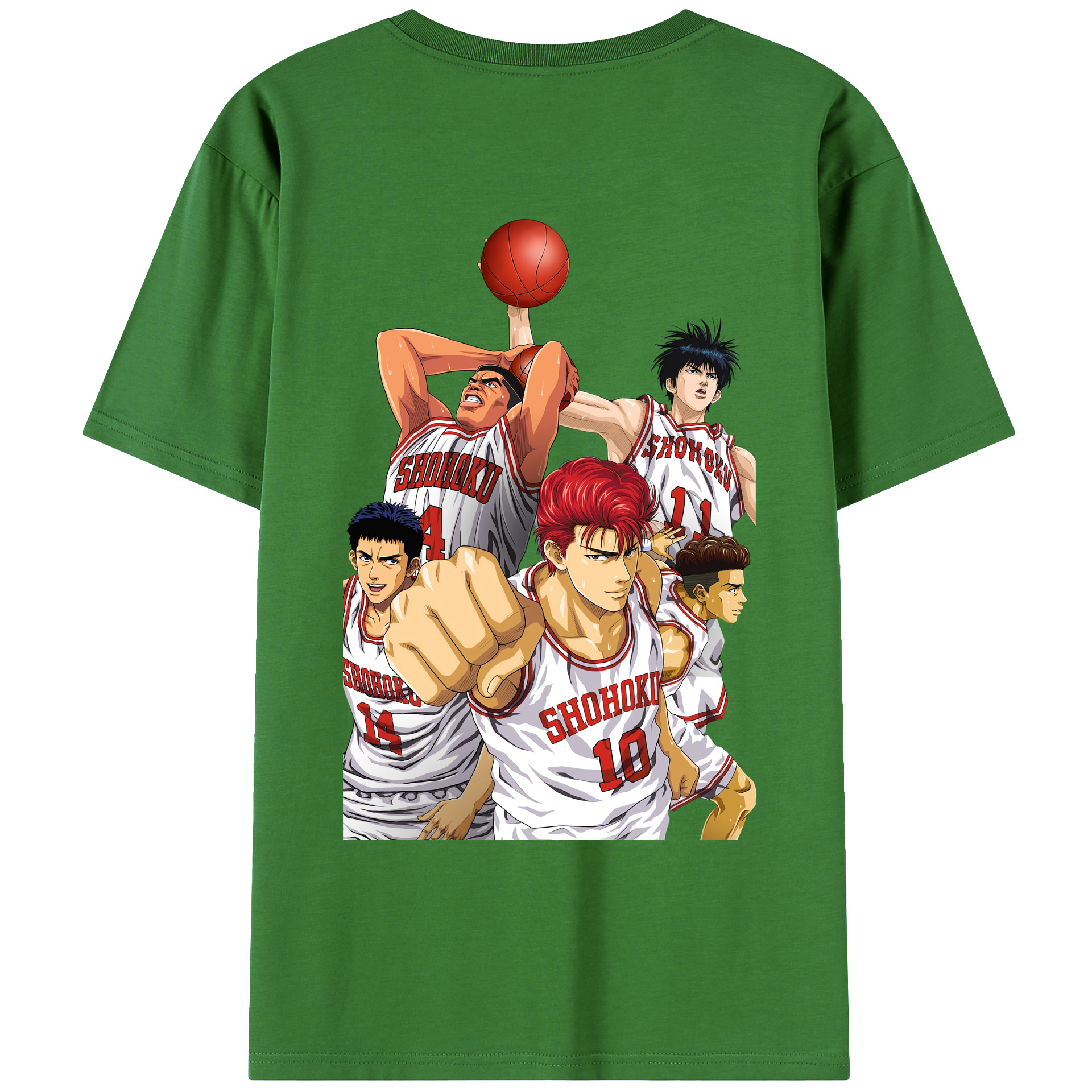 SLAM DUNK／スラムダンク レディース半袖Tシャツ(バックプリント)